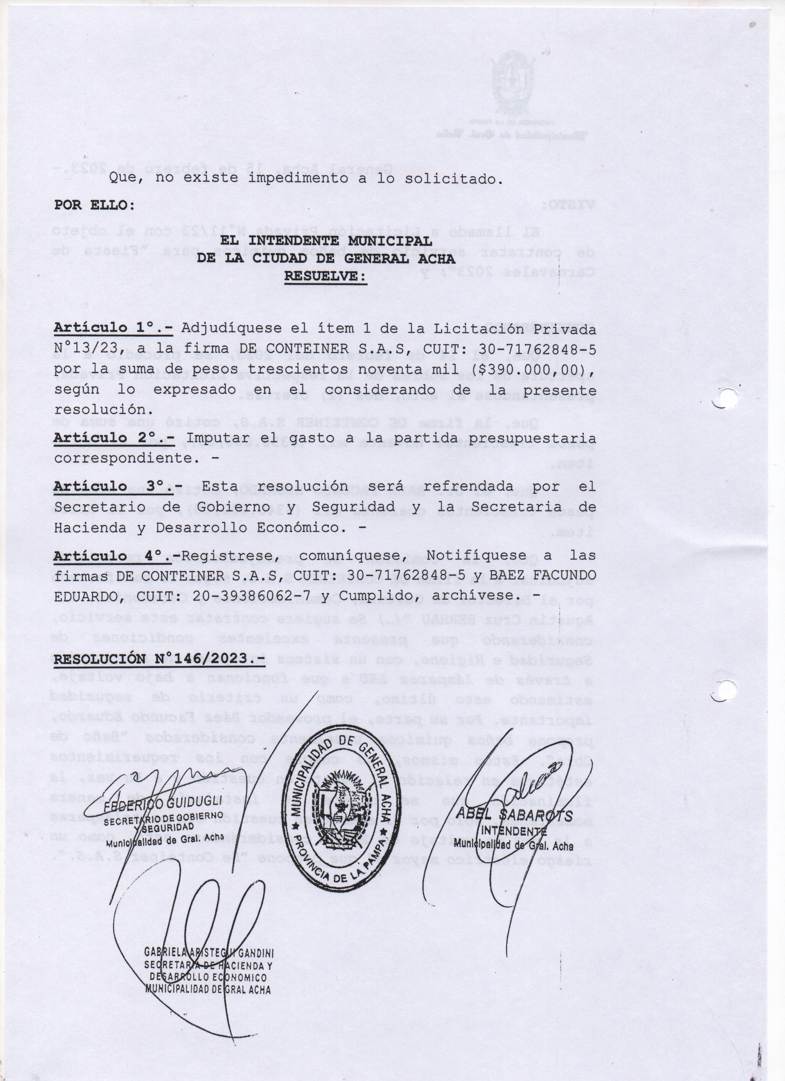 Licitación 11 23 Reso 02